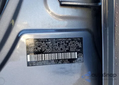 2016 Lexus Is 300 из США, поврежденный, VIN JTHCM1D20G5006878